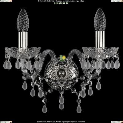 Бра 1410B/2/141/Ni/V0300 ★Bohemia Ivele Crystal, Никель► — Купить▼