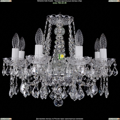 Люстра 1413/8/165/Ni/Leafs ★Bohemia Ivele Crystal, Никель► — Купить▼