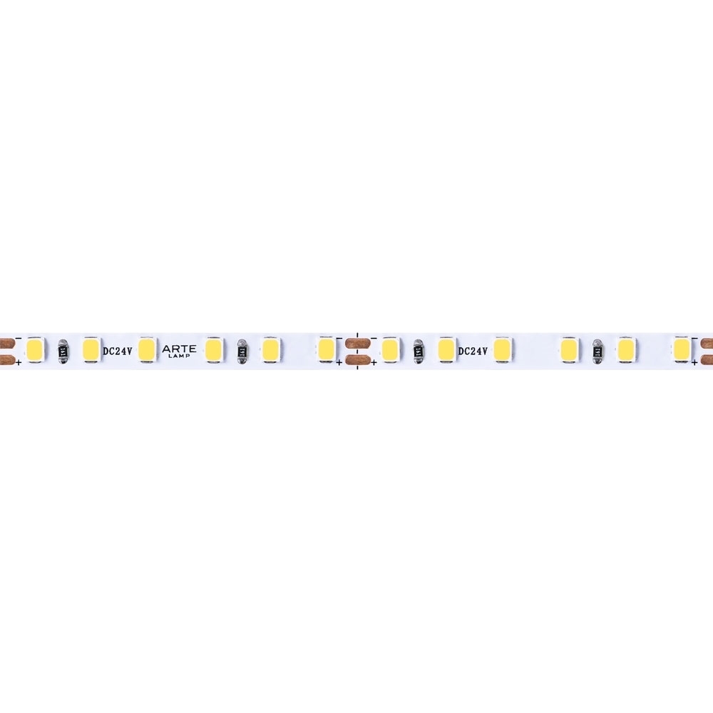 5М. Светодиодная Лента Белого Цвета 4000К, 9,6W, 24V, Ip20 A2412005-02-4K ★ Arte lamp — купить в интернет магазине ЛЮСТРАВИК☀