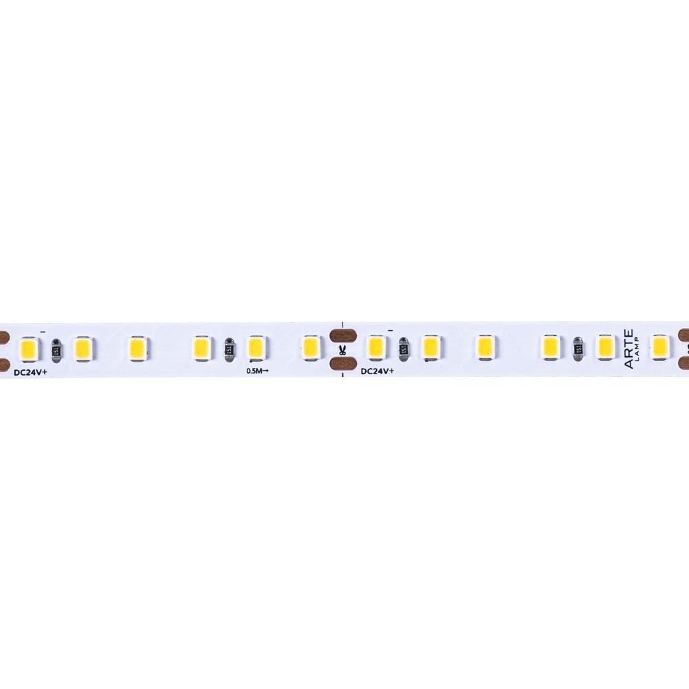 5М. Светодиодная Лента Белого Цвета 4000К, 9,6W, 24V, Ip20 A2412008-02-4K ★ Arte lamp — купить в интернет магазине ЛЮСТРАВИК☀