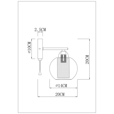 Бра A7045AP-1BK ★ Arte lamp — купить в интернет магазине ЛЮСТРАВИК☀