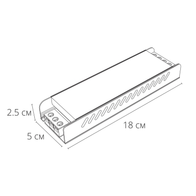 Блок Питания 24V 150W 6.25А A240506 ★ Arte lamp — купить в интернет магазине ЛЮСТРАВИК☀