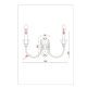 Бра A4094AP-2WH ★ Arte lamp — купить в интернет магазине ЛЮСТРАВИК☀