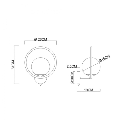 Бра A7741AP-1BK ★ Arte lamp — купить в интернет магазине ЛЮСТРАВИК☀