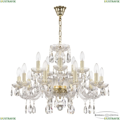 Люстра 117/10+5/240 G ★ Bohemia Ivele Crystal — купить в интернет магазине «Люстравик»☀