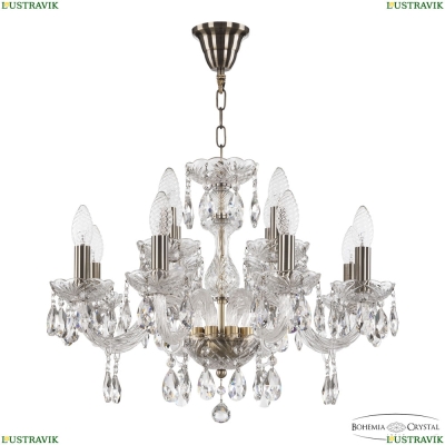Люстра 117/8+4/195 Pa ★ Bohemia Ivele Crystal — купить в интернет магазине «Люстравик»☀