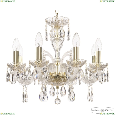 Люстра 118/8/165 G ★ Bohemia Ivele Crystal — купить в интернет магазине «Люстравик»☀