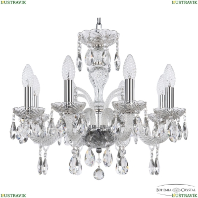 Люстра 118/8/165 Ni ★ Bohemia Ivele Crystal — купить в интернет магазине «Люстравик»☀