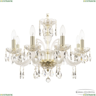 Люстра 118/8/195 G ★ Bohemia Ivele Crystal — купить в интернет магазине «Люстравик»☀