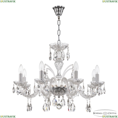 Люстра 118/8/240 Ni ★ Bohemia Ivele Crystal — купить в интернет магазине «Люстравик»☀