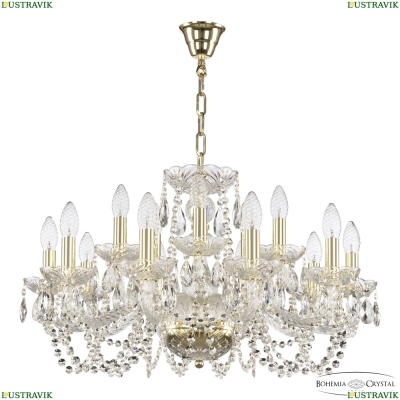 Люстра 119/10+5/240 G ★ Bohemia Ivele Crystal — купить в интернет магазине «Люстравик»☀