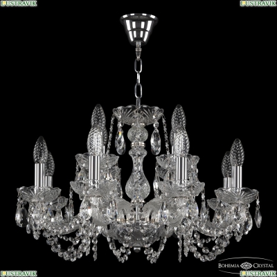 Люстра 119/8+4/200 Ni ★ Bohemia Ivele Crystal — купить в интернет магазине «Люстравик»☀