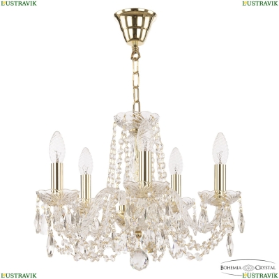 Люстра 1402/5/141/h-60 G ★ Bohemia Ivele Crystal — купить в интернет магазине «Люстравик»☀