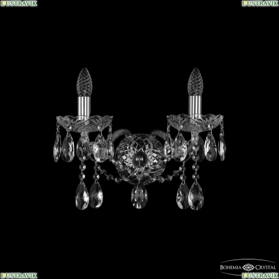 Бра 1413B/2/165/XL Ni ★ Bohemia Ivele Crystal — купить в интернет магазине «Люстравик»☀