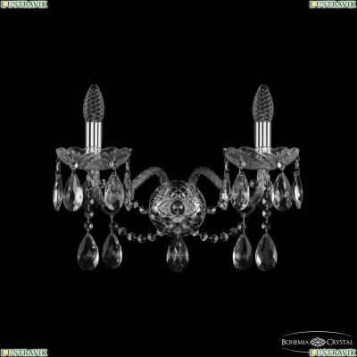 Бра 1413B/2/200/XL Ni ★ Bohemia Ivele Crystal — купить в интернет магазине «Люстравик»☀