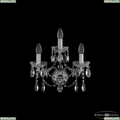 Бра 1413B/2+1/141 Ni ★ Bohemia Ivele Crystal — купить в интернет магазине «Люстравик»☀