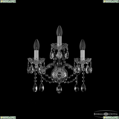 Бра 1413B/2+1/165 Ni ★ Bohemia Ivele Crystal — купить в интернет магазине «Люстравик»☀