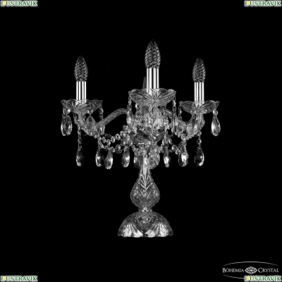 Настольная Лампа 1413L/3/141-39 Ni ★ Bohemia Ivele Crystal — купить в интернет магазине «Люстравик»☀