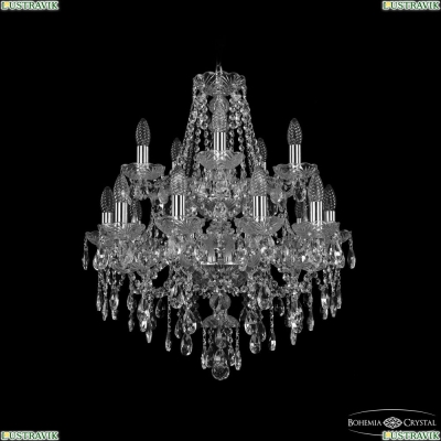 Люстра 1415/10+5/200/2d Ni ★ Bohemia Ivele Crystal — купить в интернет магазине «Люстравик»☀