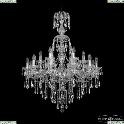 Люстра 1415/12+6/300/XL-108 Ni ★ Bohemia Ivele Crystal — купить в интернет магазине «Люстравик»☀