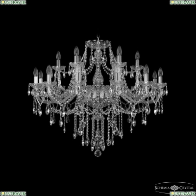 Люстра 1415/12+6/360 Ni ★ Bohemia Ivele Crystal — купить в интернет магазине «Люстравик»☀