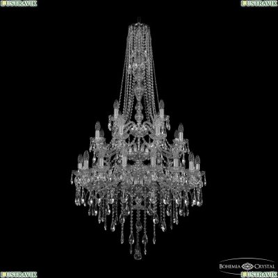 Люстра 1415/16+8+4/300/h-155/3d Ni ★ Bohemia Ivele Crystal — купить в интернет магазине «Люстравик»☀