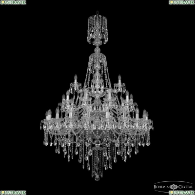Люстра 1415/20+10+5/400/XL-180/3d Ni ★ Bohemia Ivele Crystal — купить в интернет магазине «Люстравик»☀