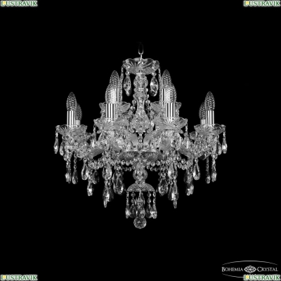 Люстра 1415/8+4/200 Ni ★ Bohemia Ivele Crystal — купить в интернет магазине «Люстравик»☀