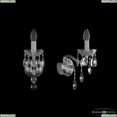 Бра 1415B/1/141 Ni ★ Bohemia Ivele Crystal — купить в интернет магазине «Люстравик»☀