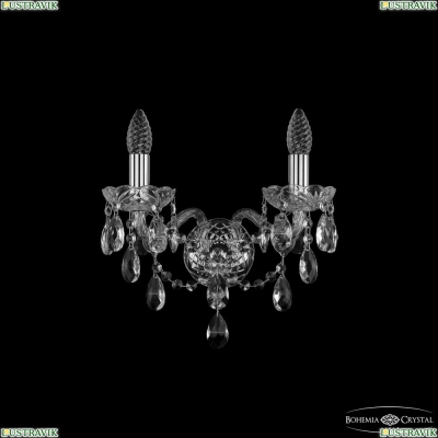 Бра 1415B/2/141 Ni ★ Bohemia Ivele Crystal — купить в интернет магазине «Люстравик»☀