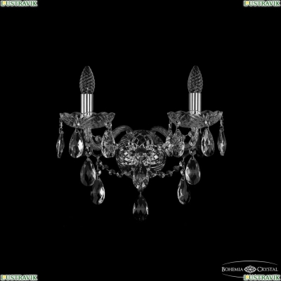 Бра 1415B/2/165/XL Ni ★ Bohemia Ivele Crystal — купить в интернет магазине «Люстравик»☀