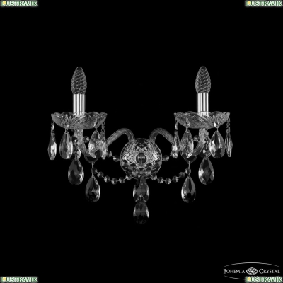 Бра 1415B/2/200/XL Ni ★ Bohemia Ivele Crystal — купить в интернет магазине «Люстравик»☀