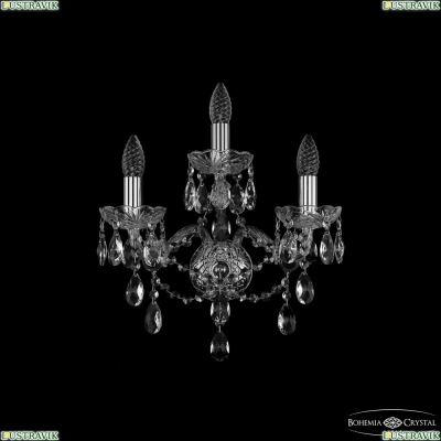 Бра 1415B/2+1/165 Ni ★ Bohemia Ivele Crystal — купить в интернет магазине «Люстравик»☀