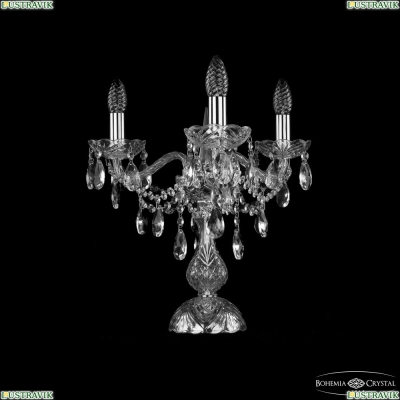 Настольная Лампа 1415L/3/141-39 Ni ★ Bohemia Ivele Crystal — купить в интернет магазине «Люстравик»☀