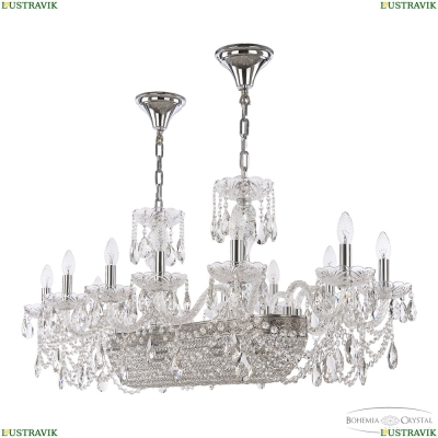 Люстра 1453/12/195/800 Ni ★ Bohemia Ivele Crystal — купить в интернет магазине «Люстравик»☀