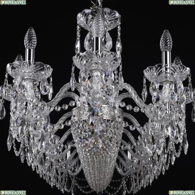Люстра 1453/18/195/1500 Ni ★ Bohemia Ivele Crystal — купить в интернет магазине «Люстравик»☀