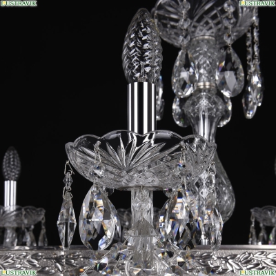 Люстра 1453/18/195/1500 Ni ★ Bohemia Ivele Crystal — купить в интернет магазине «Люстравик»☀