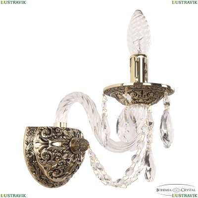 Бра 16202B/1/141 GB ★ Bohemia Ivele Crystal — купить в интернет магазине «Люстравик»☀