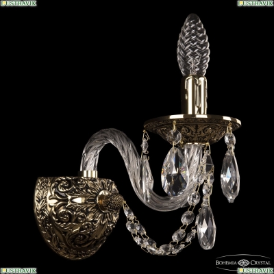 Бра 16202B/1/141 GB ★ Bohemia Ivele Crystal — купить в интернет магазине «Люстравик»☀