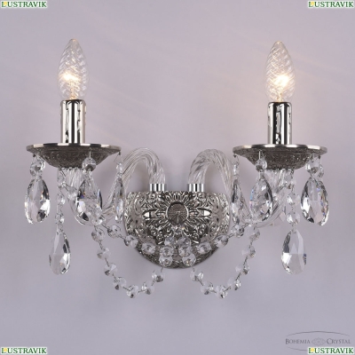 Бра 16202B/2/141 Ni ★ Bohemia Ivele Crystal — купить в интернет магазине «Люстравик»☀