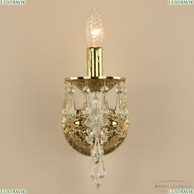Бра 16203B/1/141 G ★ Bohemia Ivele Crystal — купить в интернет магазине «Люстравик»☀