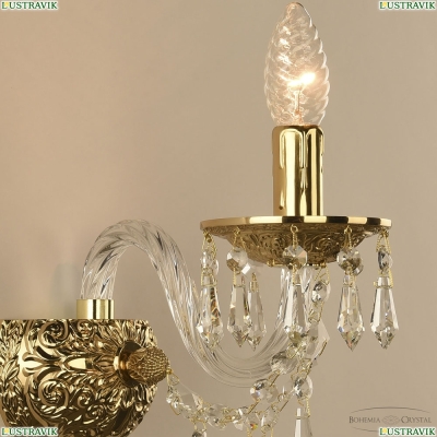 Бра 16203B/1/141 G ★ Bohemia Ivele Crystal — купить в интернет магазине «Люстравик»☀