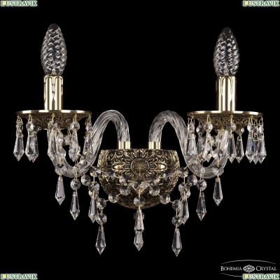 Бра 16203B/2/141 GB ★ Bohemia Ivele Crystal — купить в интернет магазине «Люстравик»☀