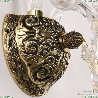 Бра 16203B/2/141 GB ★ Bohemia Ivele Crystal — купить в интернет магазине «Люстравик»☀