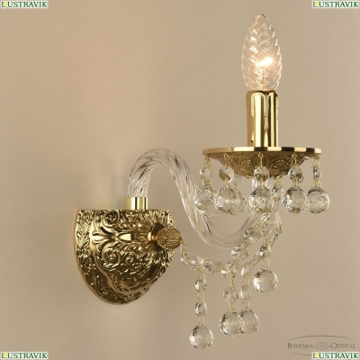 Бра 16209B/1/141 G ★ Bohemia Ivele Crystal — купить в интернет магазине «Люстравик»☀