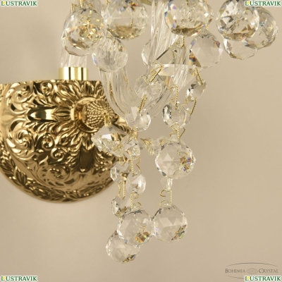 Бра 16209B/1/141 G ★ Bohemia Ivele Crystal — купить в интернет магазине «Люстравик»☀