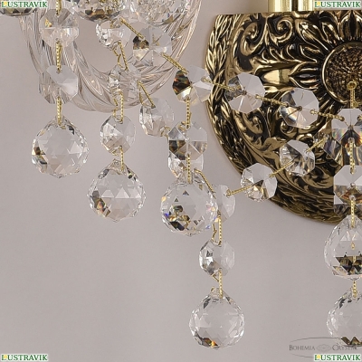 Бра 16209B/2/141 GB ★ Bohemia Ivele Crystal — купить в интернет магазине «Люстравик»☀