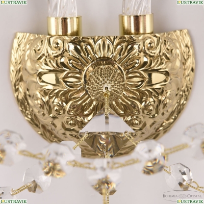 Бра 16210B/2/141 G V7010 ★ Bohemia Ivele Crystal — купить в интернет магазине «Люстравик»☀