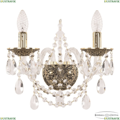 Бра 16211B/2/141 GB ★ Bohemia Ivele Crystal — купить в интернет магазине «Люстравик»☀
