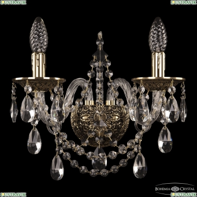 Бра 16211B/2/141 GB ★ Bohemia Ivele Crystal — купить в интернет магазине «Люстравик»☀